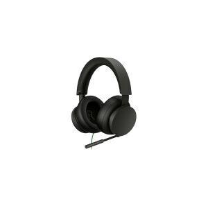 Microsoft Xbox Stereo Headset - Headset - fuld størrelse - kabling - 3,5 mm jackstik - sort