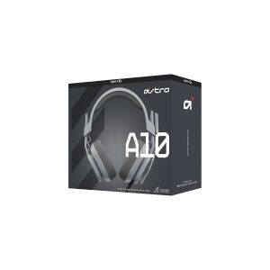 Logitech ASTRO Gaming A10 Gen 2 - Headset - fuld størrelse - kabling - 3,5 mm jackstik - grå