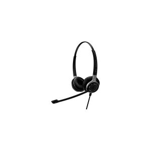 Sennheiser EPOS IMPACT SC 665 USB - Headset - på øret - kabling - USB, 3,5 mm jackstik - sort, sølv