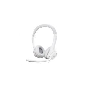 Logitech®   H390 - Headset - på øret - kabling - USB - Off-White