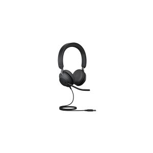 GN Audio Jabra Evolve2 40 SE UC Stereo - Headset - på øret - kabling - USB-A - støjisolerende - Optimeret til UC