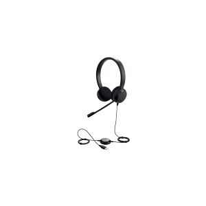 GN Audio Jabra Evolve 20 UC stereo - Headset - på øret - kabling - USB