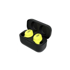 ISOTunes FREE Aware EN352 - Trådløst høreværn og headset i ét, med aktiv støjdæmpning og en skarp gul farve der gør den let at se.