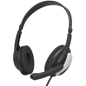 Hama Hs-P100 V2 Stereo On-Ear Headset Til Pc - Sort