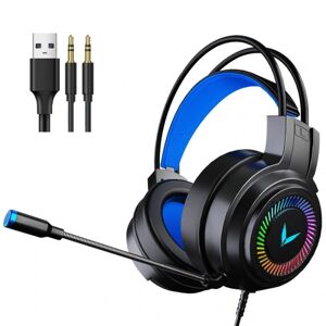 AIZHENCHEN Gaming headset med mikrofon over-ear hovedtelefoner støjreduktion gaming