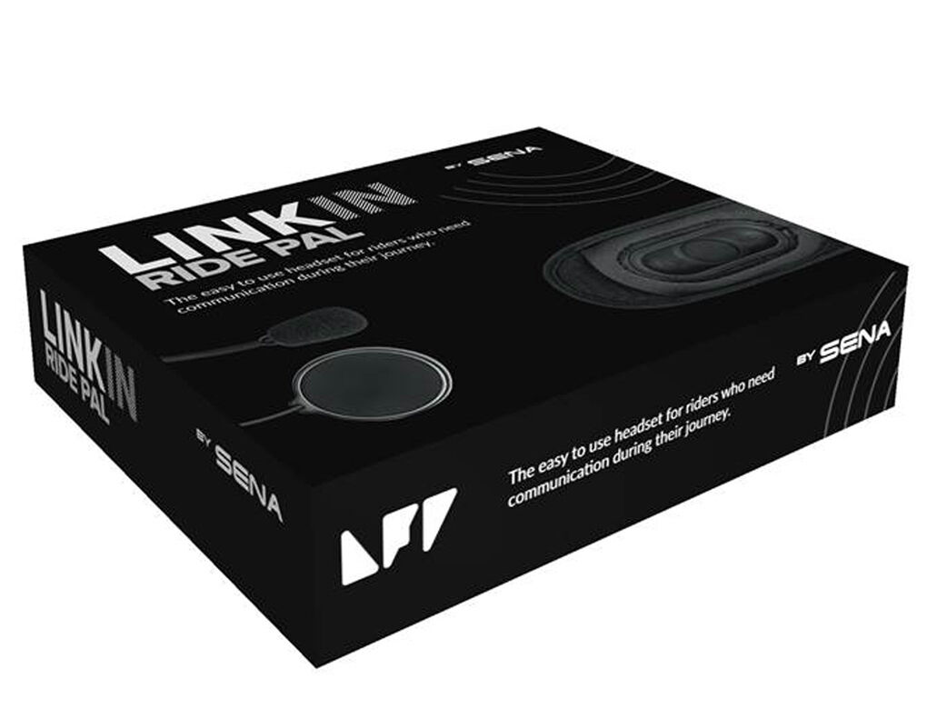 LS2 Linkin Ride Pal II Sistema de comunicación de auriculares Bluetooth - Negro (un tamaño)