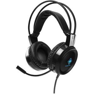 Gaming - DH110 - Casque gaming LED, haut-parleurs stéréo 50mm, Cuir PU, PC/MAC/Console/Mobile - Neuf