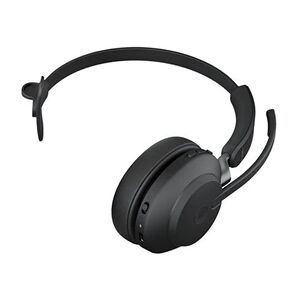 Jabra Evolve2 65 MS Mono - Micro-casque - sur-oreille - convertible - Bluetooth - sans fil - USB-A - isolation acoustique - noir - avec support de - Publicité