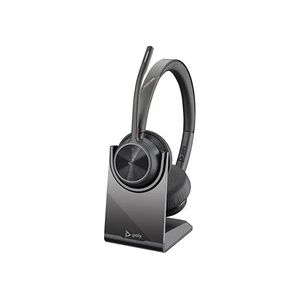 Plantronics Poly Voyager 4300 UC Series 4320 - Pour Microsoft Teams - micro-casque - sur-oreille - Bluetooth - sans fil - USB-C - isolation acoustique - Certifié - Publicité