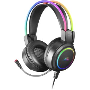 MHRGB écouteur/casque Avec fil Arceau Jouer USB Type-A Noir - Neuf