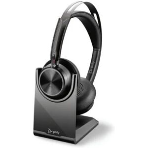 Voyager Focus 2 UC Casque Avec fil &sans fil Arceau Bureau/Centre d'appels USB Type-C Bluetooth Socle de chargement Noir - Neuf