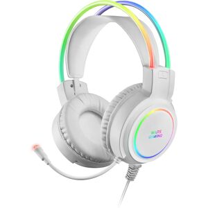 MHRGBW écouteur/casque Avec fil Arceau Jouer USB Type-A Blanc - Neuf