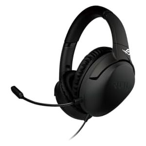 Asus ROG Strix Go Wired Gaming Headset (AI Noise-Canceling Mic, Discord Certified Mic, 40mm Drivers, Hi-Res Audio, USB-C, Lightweight, For PC, Mac, Switch, PS4, PS5 and Mobile Devices)- Black - Publicité