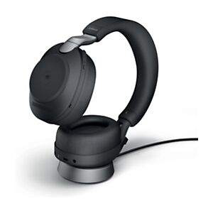 JABRA Evolve2 85 MS Stéréo - Casque sans fil Bluetooth + Station de recharge - Dongle USB-A - Noir - Publicité