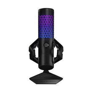 Microphone Gaming Asus ROG Carnyx avec rétroéclairage Aura Sync RGB et filtre antipop Noir Noir - Publicité