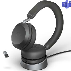 Jabra GN Jabra Evolve2 75 USB A MS Socle Casque Casque PC Mac