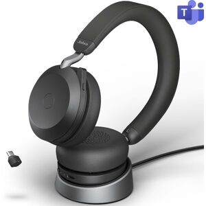 Jabra GN Jabra Evolve2 75 USB-C Microsoft Teams + Socle de charge - Casque  Casque PC-Mac