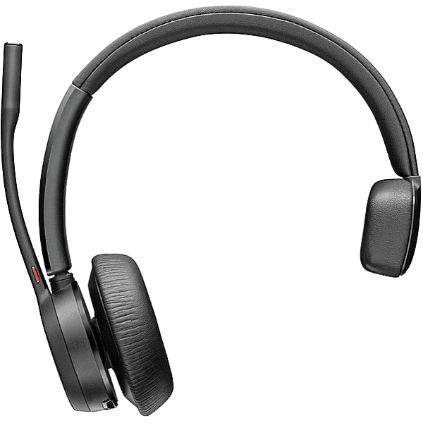 poly cuffie voyager 4310 wireless, nero