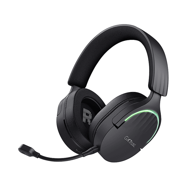 trust gxt491 fayzo wrls headset cuffie gaming, black