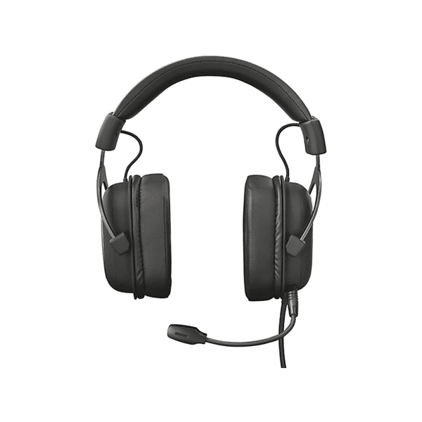 trust gxt414 zamak premium headset cuffie, black