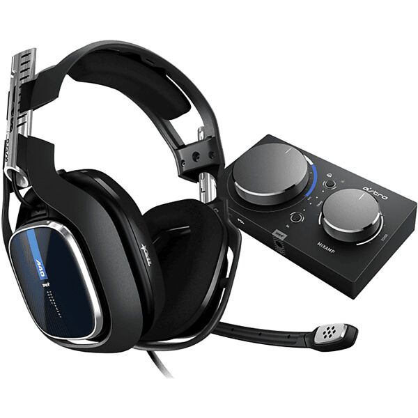 astro a40 + mixamp ps4 pc cuffie gaming, nero