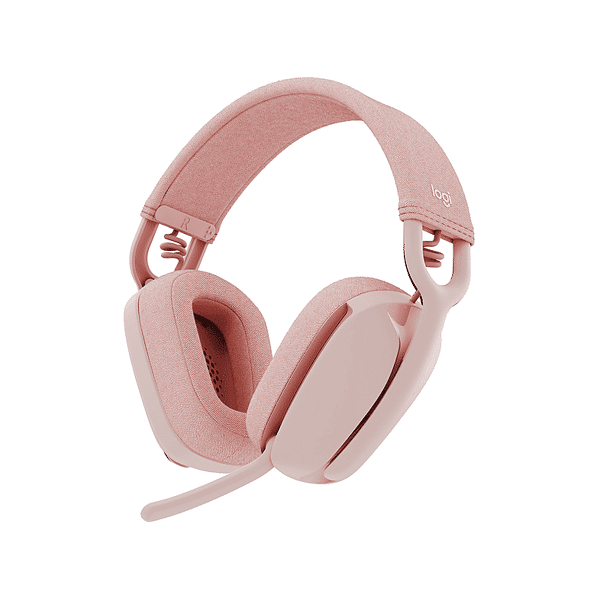 logitech zone vibe 100 cuffie, rosa