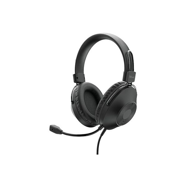 offertecartucce.com cuffie con microfono trust hs-250 over-ear usb nero