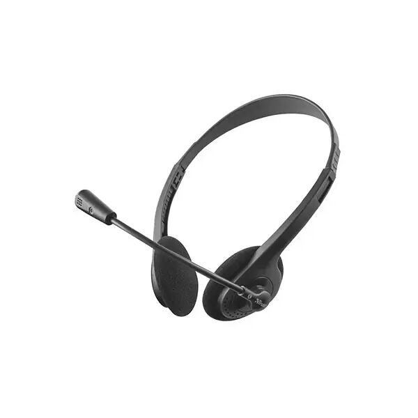 offertecartucce.com cuffie con microfono trust primo on-ear jack 3.5mm nero