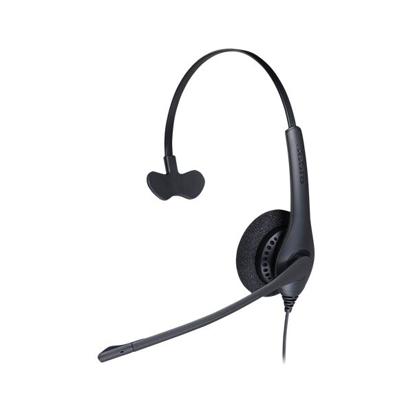 jabra 1553-0159 cuffie con filo, microfono, antirumore, ideali per ufficio / call center, colore nero - biz 1500 mono usb