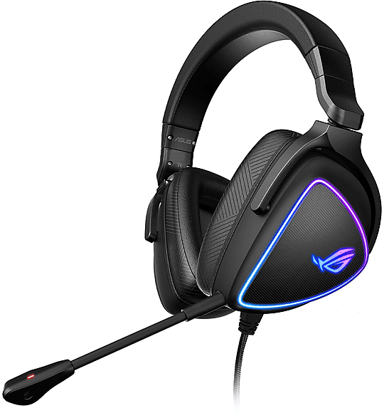 asus rog delta s cuffie gaming, nero