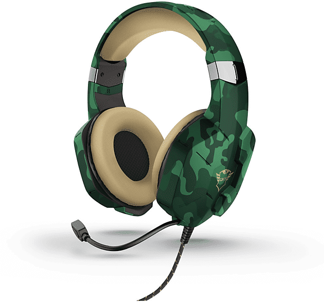 Trust GXT323C CARUS HDS JUNGLE CUFFIE GAMING, Camouflage