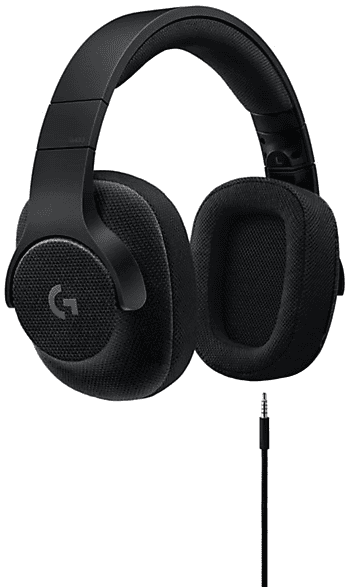 Logitech G433 CUFFIA GAMING, NERO