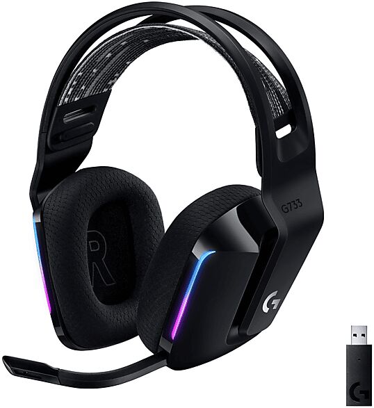 Logitech G733 PS4/PC CUFFIE GAMING, NERO