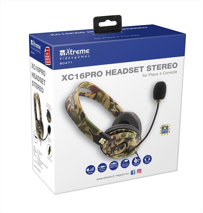 Xtreme Xc16-pro Headset Stereo-camouflage