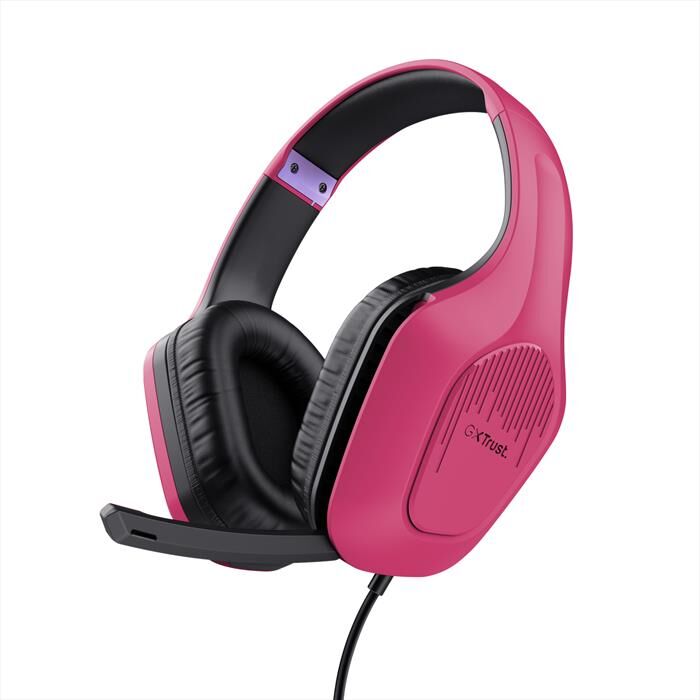 Trust Cuffia Gamer Gxt415p Zirox-pink