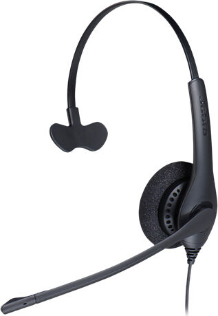 jabra 1553-0159 cuffie con filo, microfono, antirumore, ideali per ufficio / call center, colore nero - biz 1500 mono usb