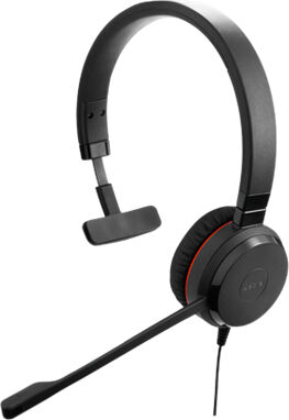 jabra 5393-823-309 cuffie con filo, microfono, antirumore, ideali per ufficio / call center, colore nero - evolve 30 ii