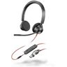 HP Poly Blackwire 3325 Stereo Microsoft Teams Certified USB-C Headset + 3,5 mm plug + USB-C/A adapter