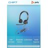 Headset Hp Poly Stereo Bw 3325 Usb-C + 3.5mm + Usb-C/a