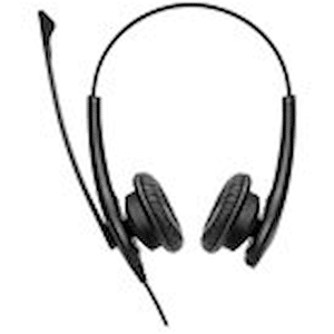 Jabra BIZ 1100 Duo - Headset - på örat - kabelansluten - 3,5 mm