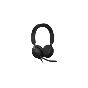 Diverse Jabra Evolve2 40 MS USB-ansluten Stereo Headset, svart