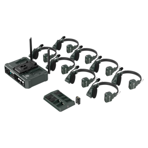 Hollyland Solidcom C1 med HUB, full duplex trådlöst intercom-system med 8 headsets