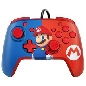 Nintendo PDP Faceoff Deluxe+ Audio Wired Controller - Mario