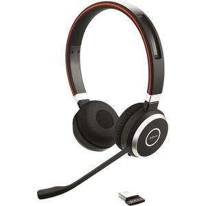GN Netcom Jabra EVOLVE 65 UC Wireless Over-the-head Stereo Headset - Binaural - Supra-aural - 3000 cm - Bluetooth - 70 Hz to 20 kHz - Noise Cancelling Microphone