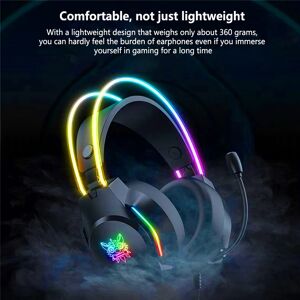 RYRA RGB Headset Gamer PC PS4 Gaming Headphones With Mic 3.5mm 3D HiFi Gamer Headset For Xbox PS5 Switch Laptop Computer Games