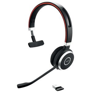 Jabra Evolve 65 SE MS Monaural Wireless Headset Link 380 USB-A Bluetooth Adapter 6593-833-309