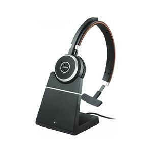 Jabra Evolve 65 SE UC Monaural Wireless Headset Link380 USB-A + Stand