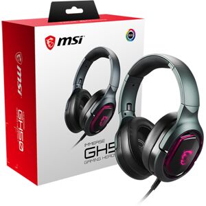 MSI IMMERSE GH50 Virtual 7.1 Surround Sound RGB LED Wired USB Gaming Headset