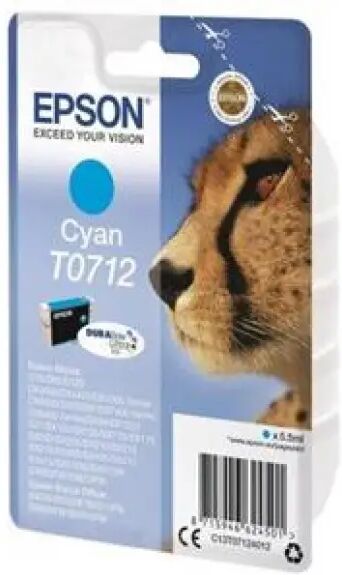 Epson Cartridge T0712 Cyaan Blauw