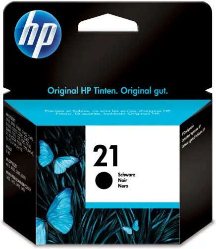 HP Cartridge 21 Zwart Zwart